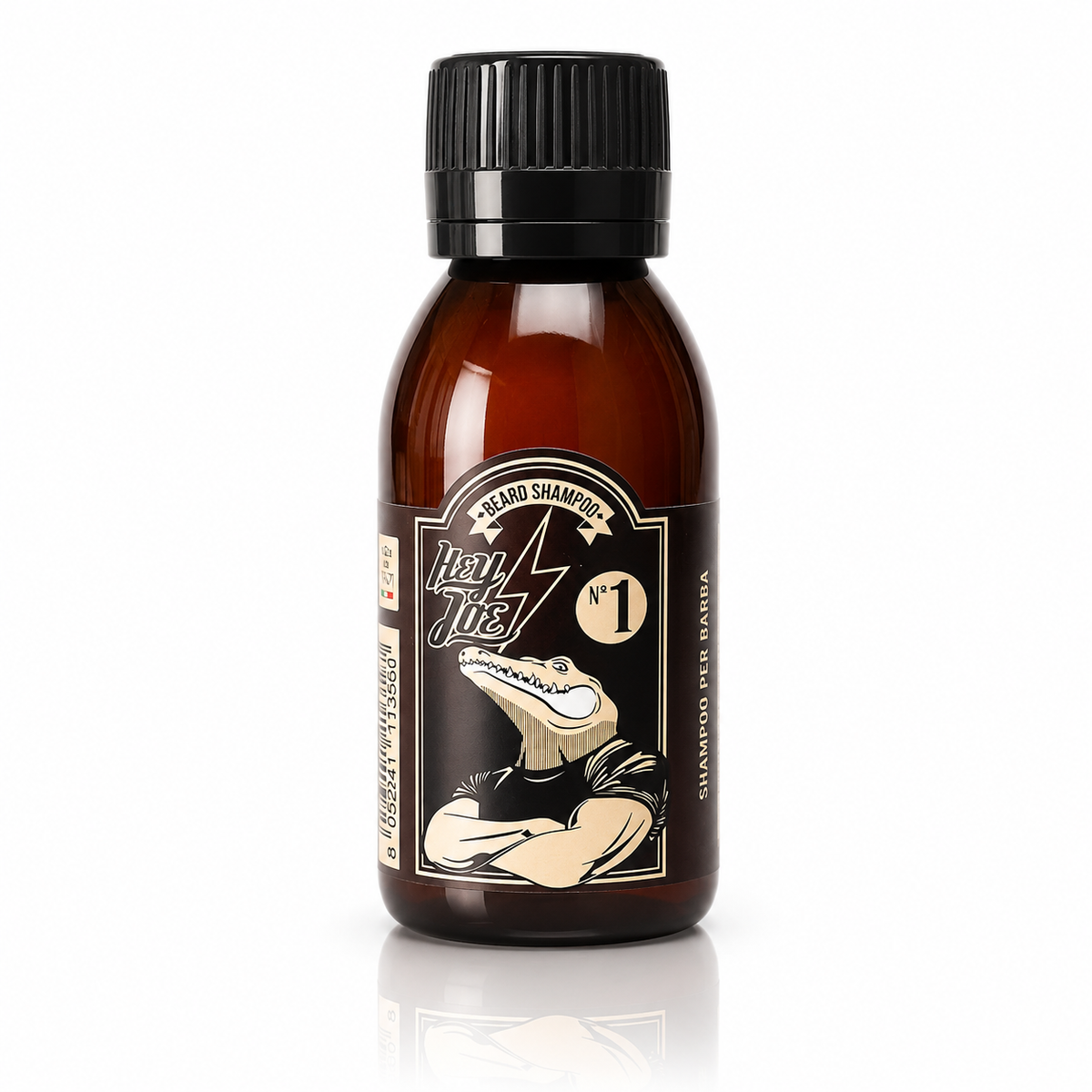 Beard shampoo per la barba con estratto di eucaliptolo da 120 ml