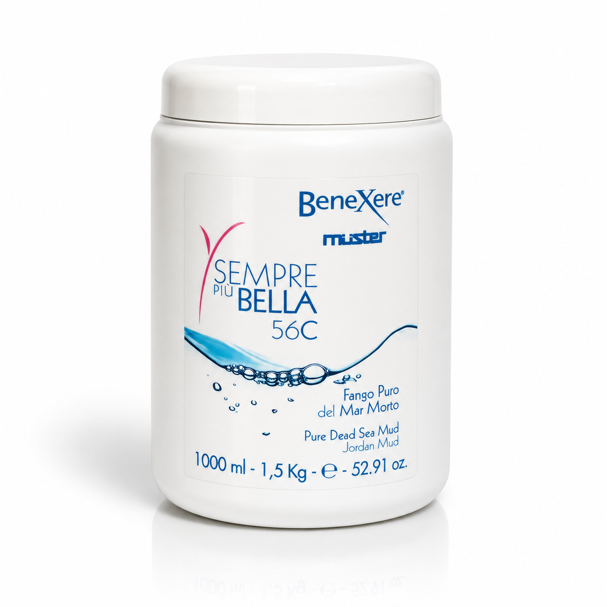 Benexere Muster Fango del mar morto cod. 56C da 1,5 Kg.