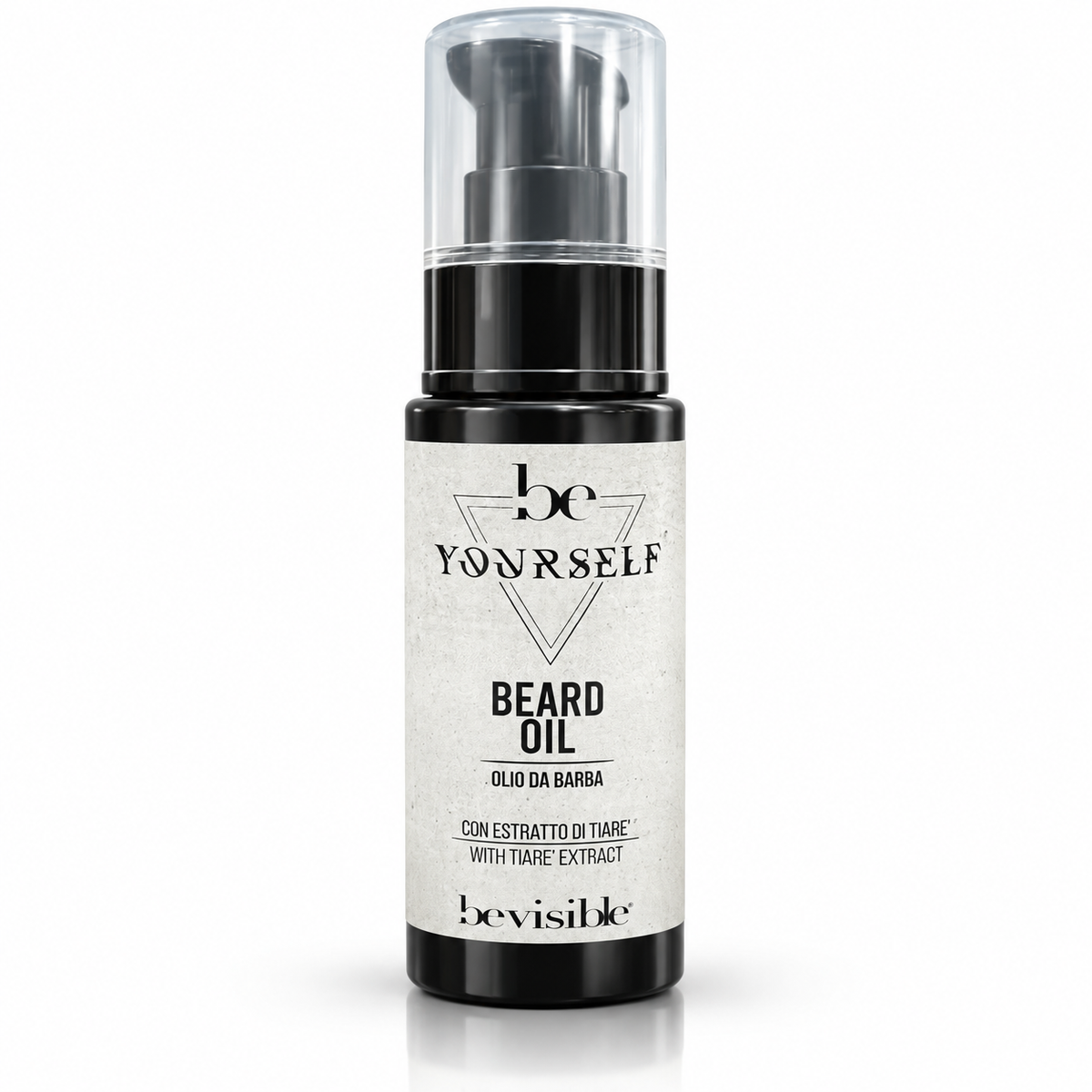 Bevisible OLIO DA BARBA da 50 ml CON ESTRTTO DI TIARE' SENZA RISCIACQUO