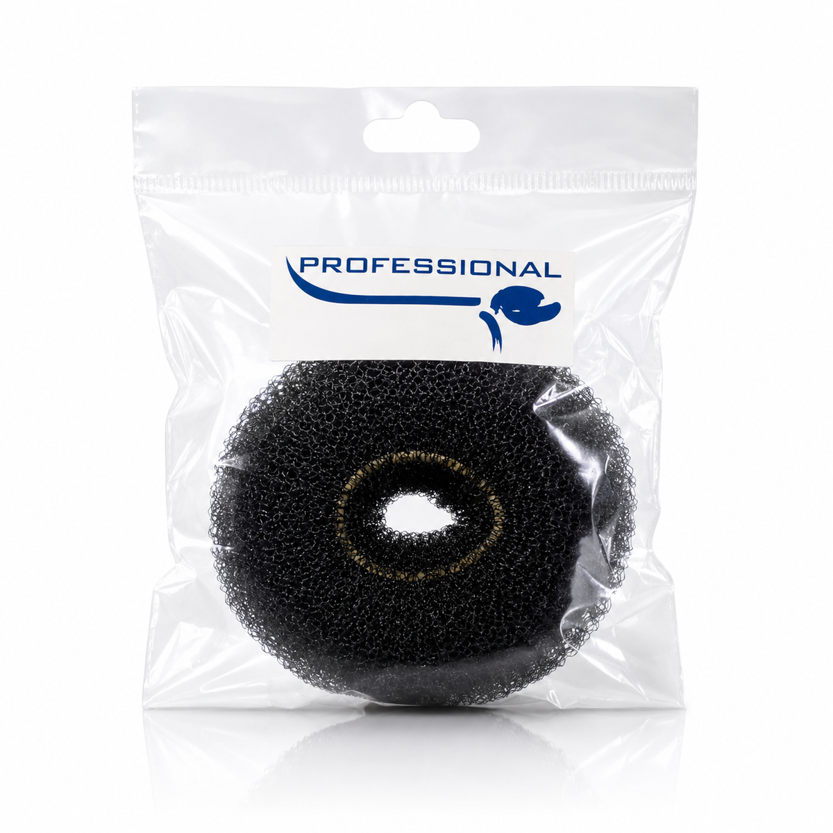 Chignon elastico a ciambella da 150 nero 370.465