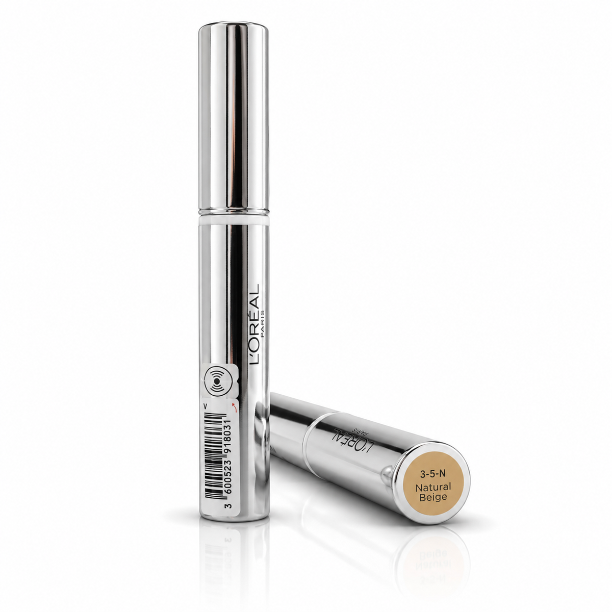 L'oreal accord parfait correttore con crema occhi al 0,5% di acido ialuronico cod 3-5.5.R/3-5.5.C peach
