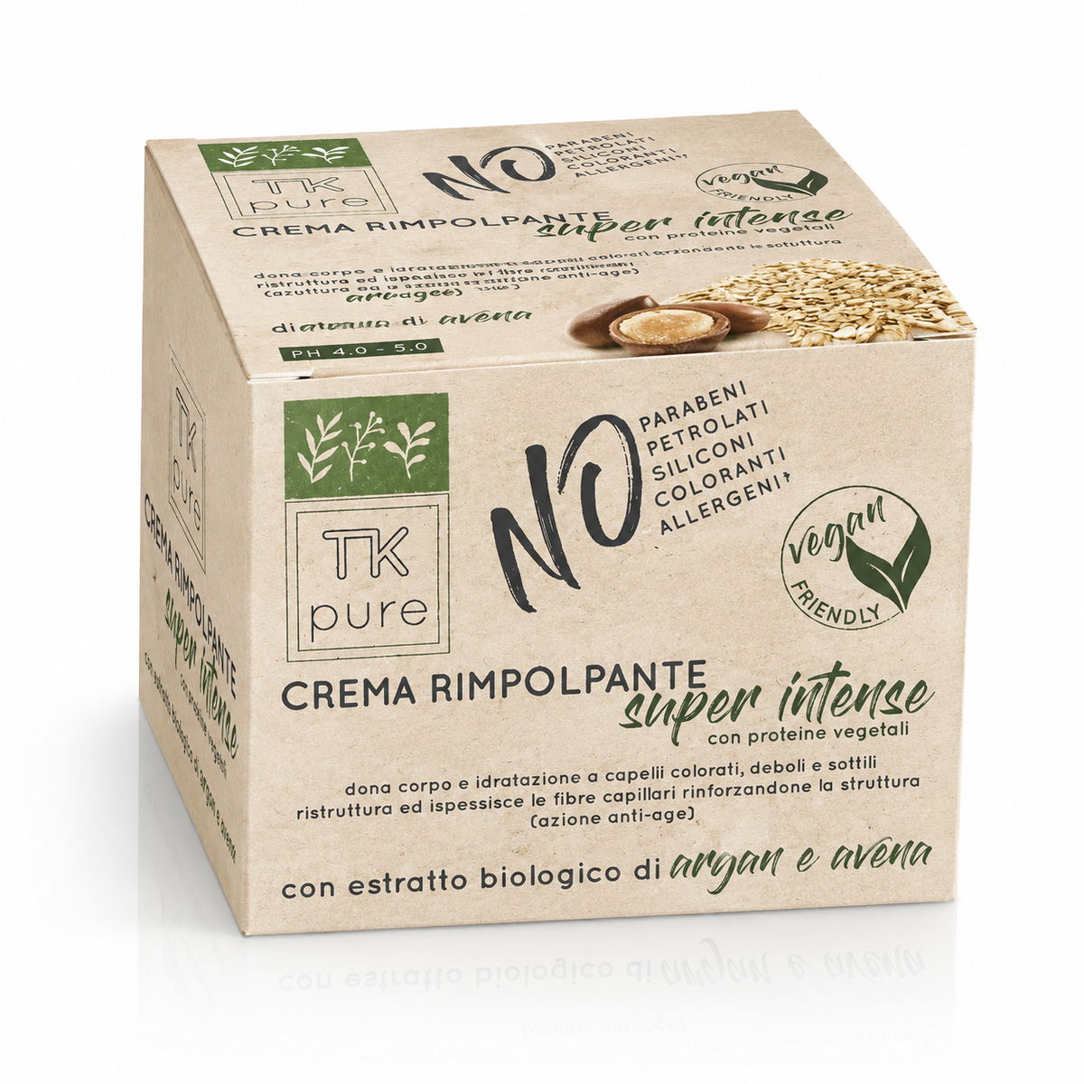 TK pure crema per capelli rimpolpante super intense da 250 ml