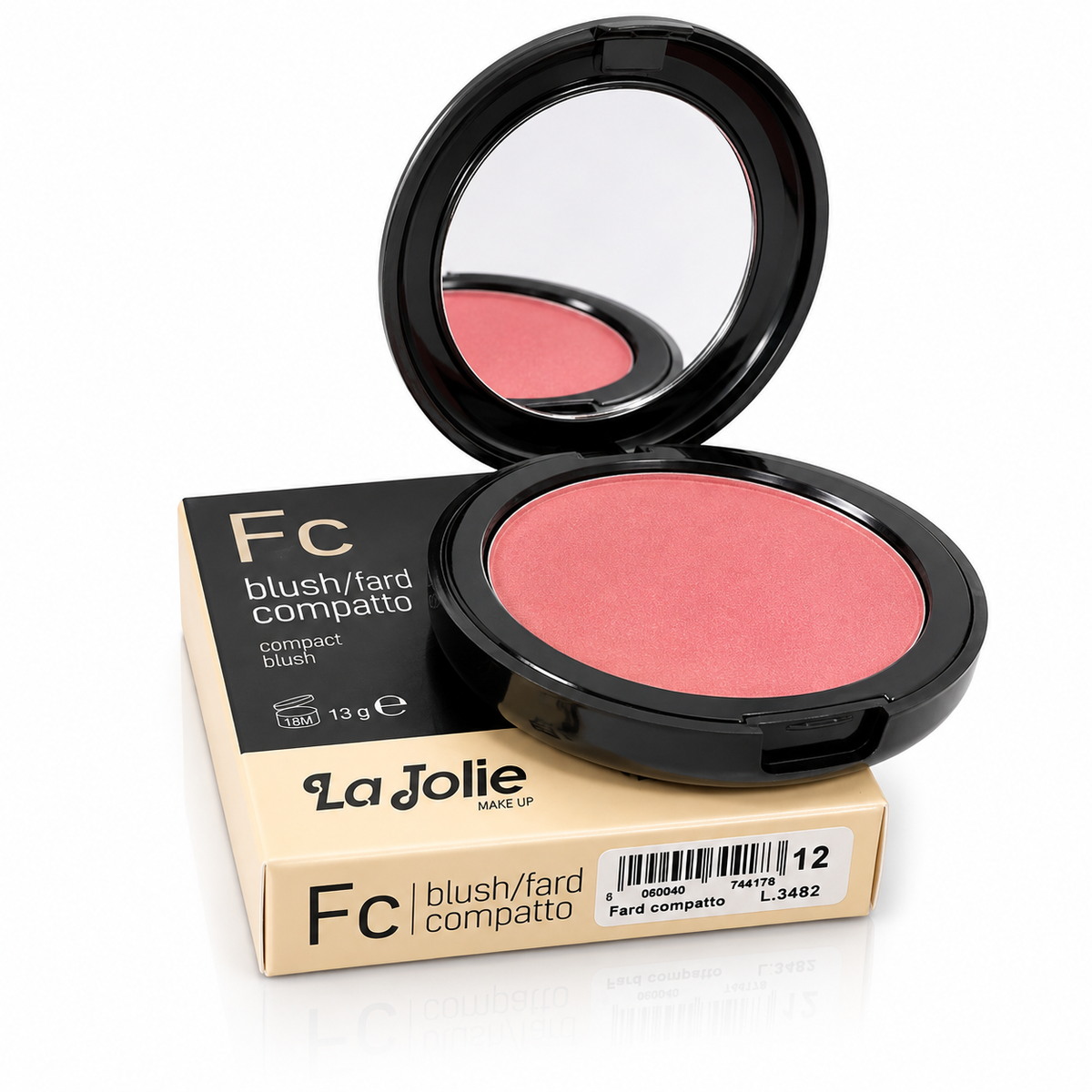 La Jolie Blush/ fard compatto cod.12 da 13 gr
