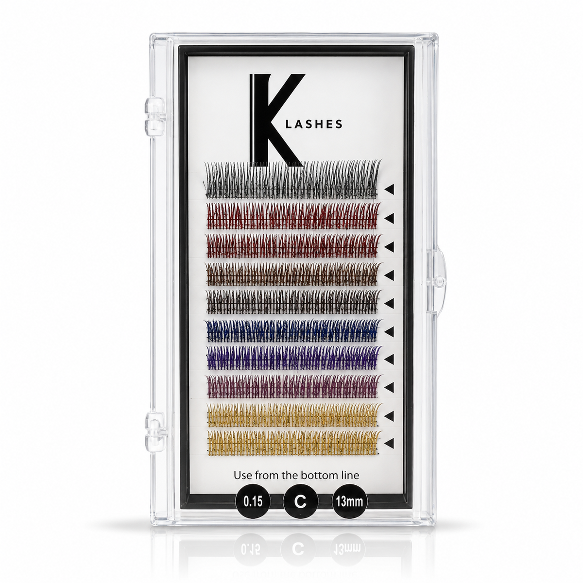KALENTIN EXTENTION CIGLIA COLORFUL C 015 C 13MM