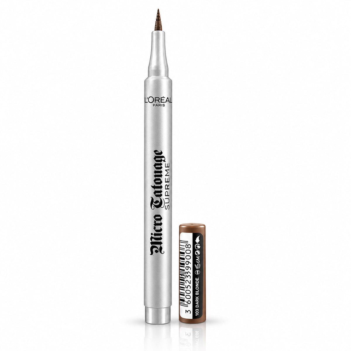 L'Oreal micro tatouge Pennarello per sopraccigli di micro precisione- Effetto tattoo a lunga tenuta- Risultato naturale 103 dark blonde