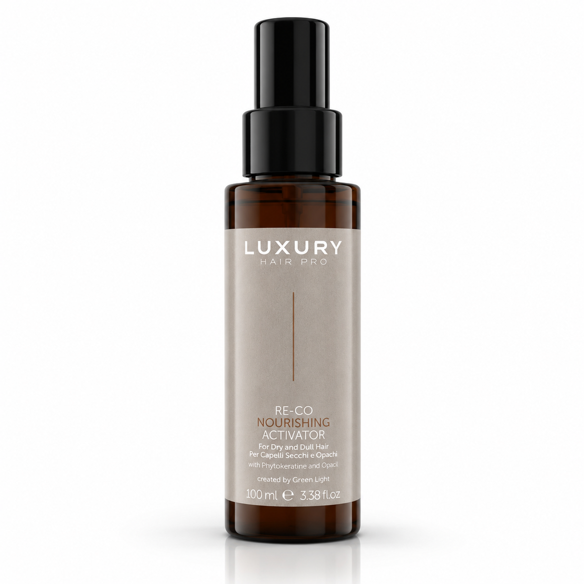 Re-Co attivatore spray da aggiungere a qualsiasi maschera per potenziare il trattamento ristrutturante per capelli secchi e opachi. 100 ml