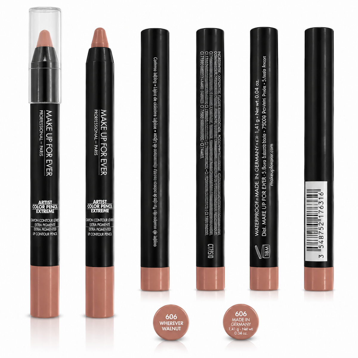 MAKE UP FOR EVER acqua xl matita labbra waterproof extra lunga tenuta n. 8C da 1,2 gr.