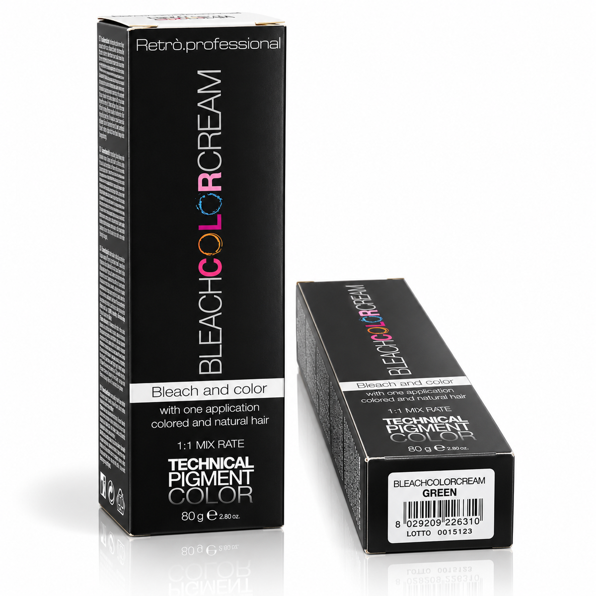 RETRO' BLEACH COLOR CREAM DA 80 GR DECOLORA E COLORA GREEN