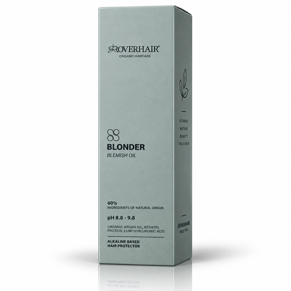Roverhair Blonder Blemish oil con il 60% di ingredienti naturali. Ph 8.8-9.8