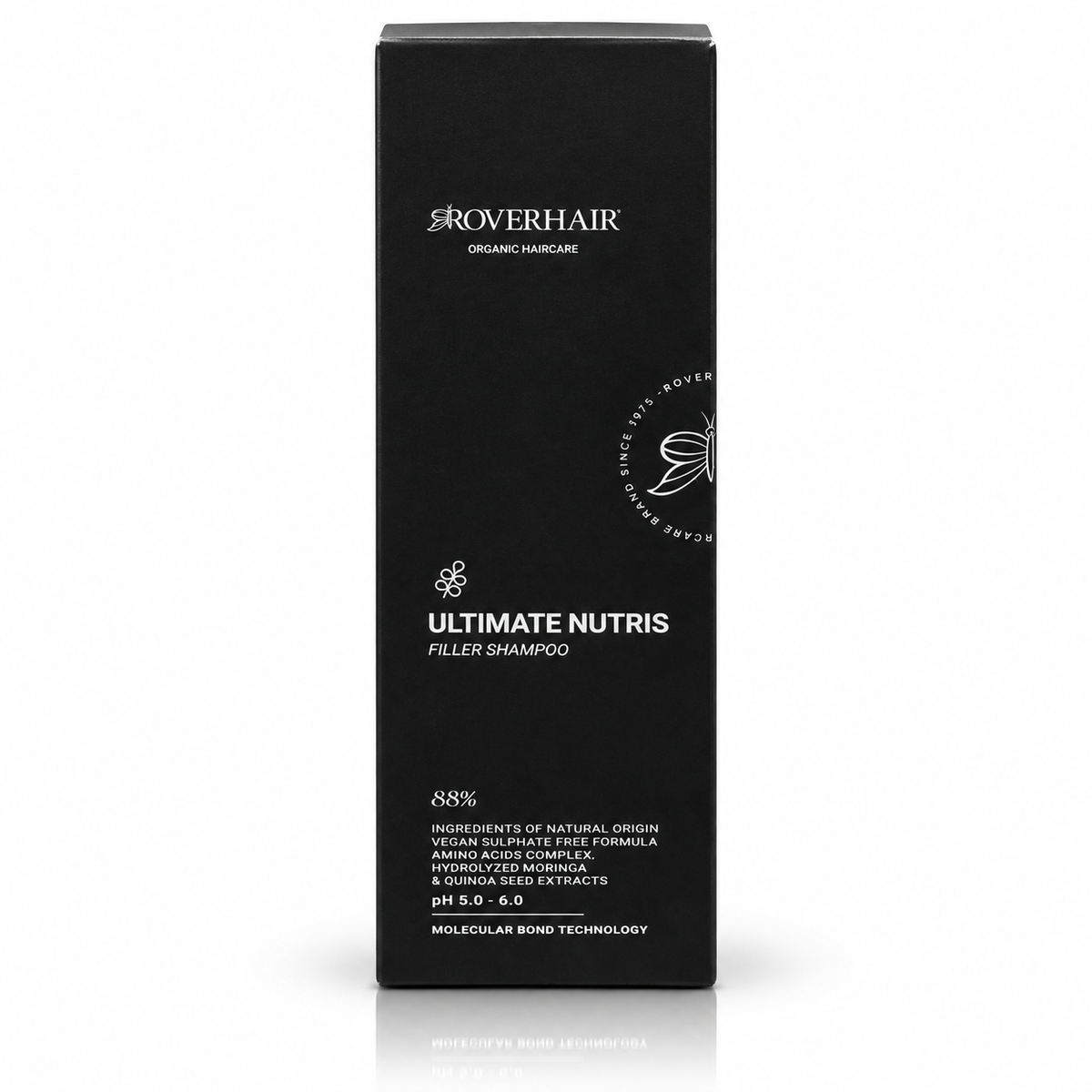 Roverhair Ultimate Nutris Filler shampoo con l'85% di ingredienti naturali Ph 4.0-5.0 da 250 ml
