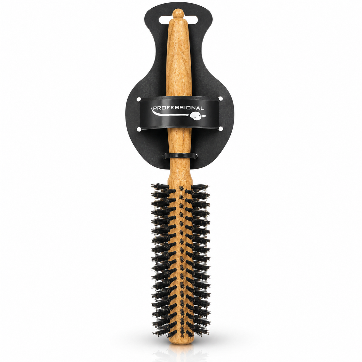 Xanitalia Spazzola tonda in legno da 10 con setole in cinghiale cod. 400.851